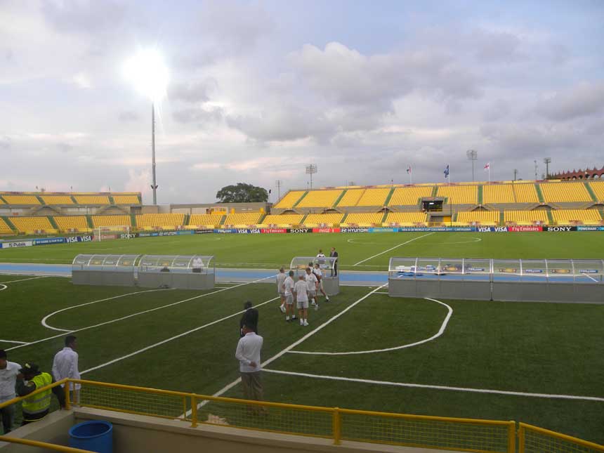 The Estadio Jaime Moron in Cartagena.